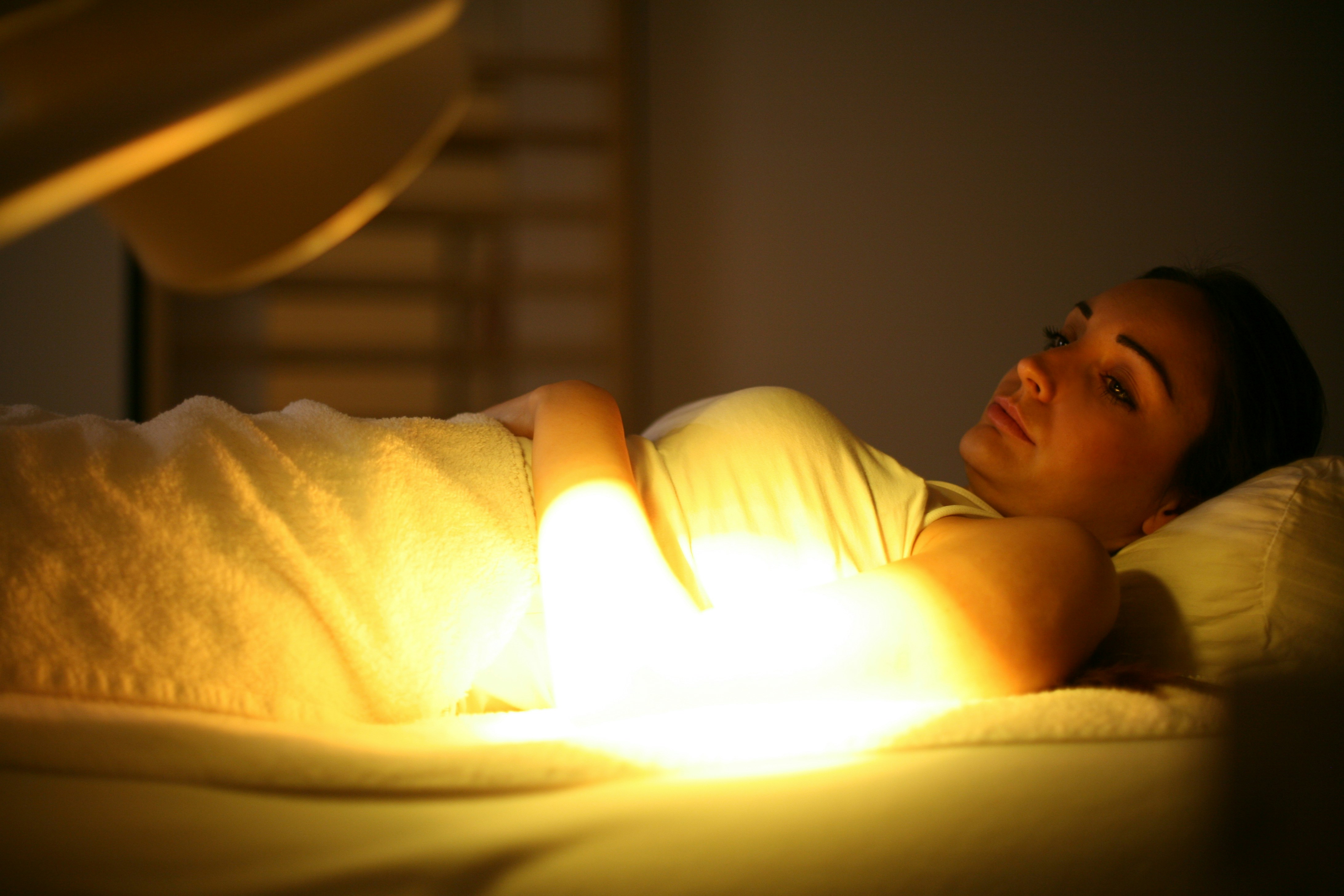 gentle wake up light sequence for a smart alarm clock