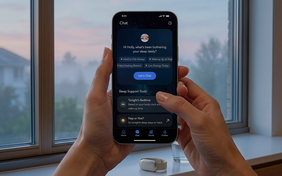 Raizz AI sleep coaching app showing personalized sleep insights and recommendations